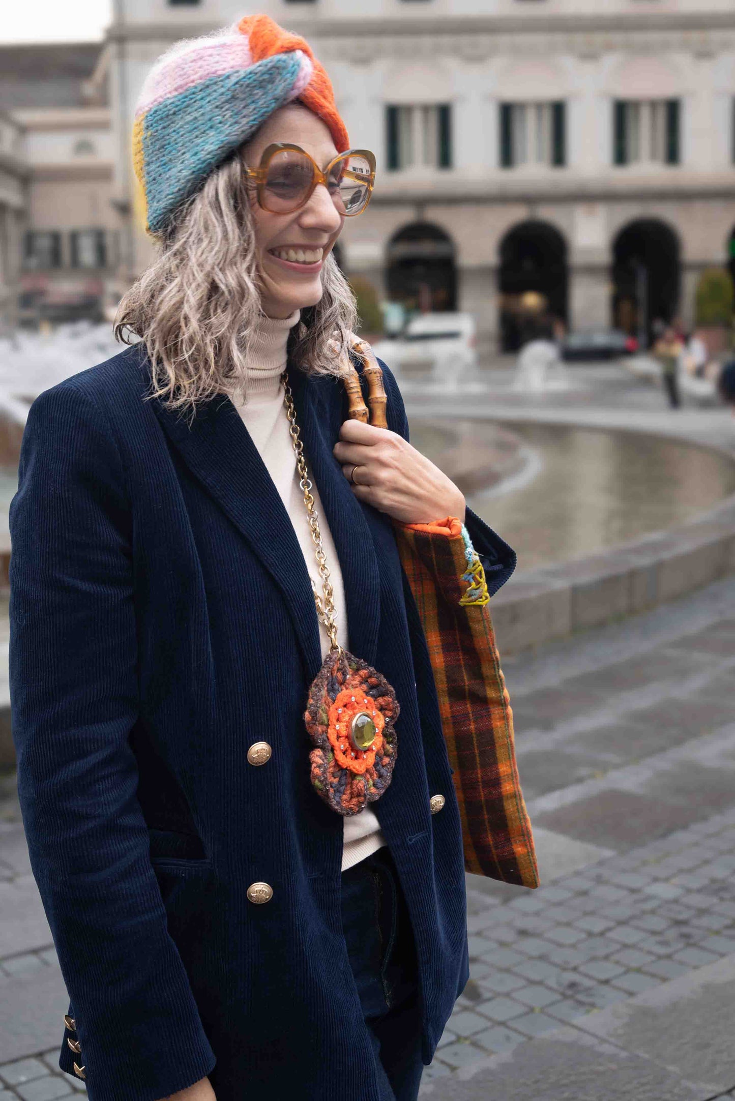 Collana con pendente a fiori - Flowered  pendant necklace